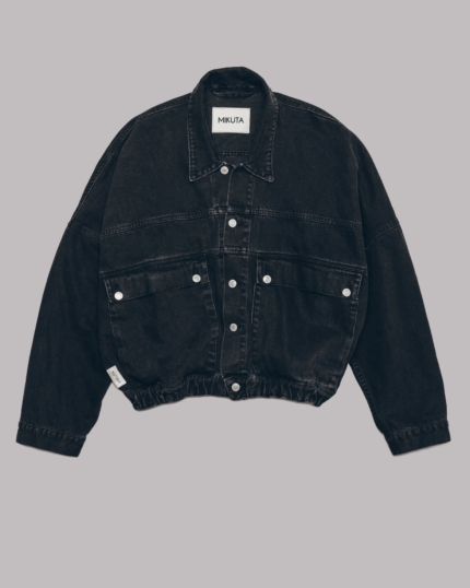 Mikuta The Black Denim Jacket (1)