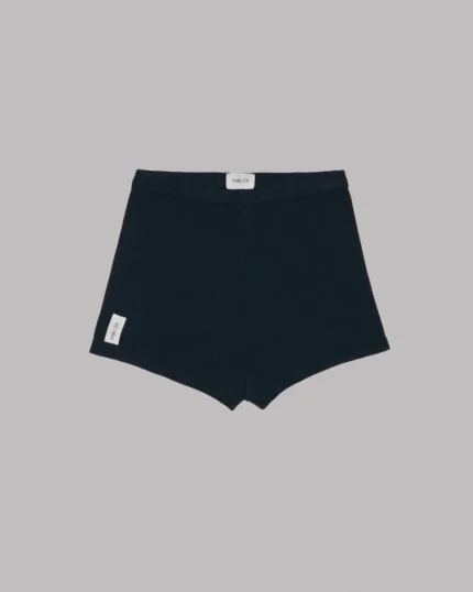 Mikuta The Black Ribbed Shorts (1)