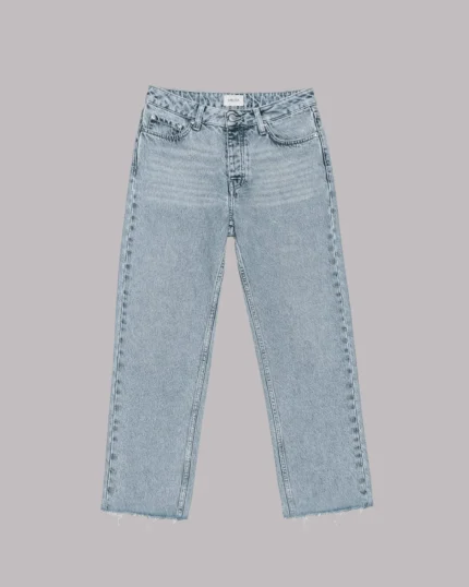 Mikuta The Blue Cropped Straight Jeans (5)