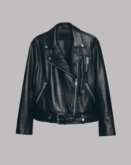 Mikuta The Leather Jacket Black (1)