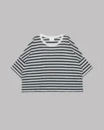 Mikuta The Striped Loose Linen T Shirt (3)