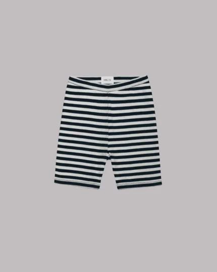 Mikuta The Striped Ribbed Biker Shorts (1)