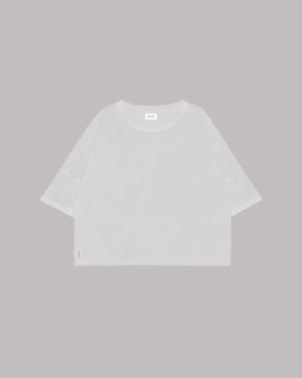 Mikuta The White Loose Linen T Shirt (1)